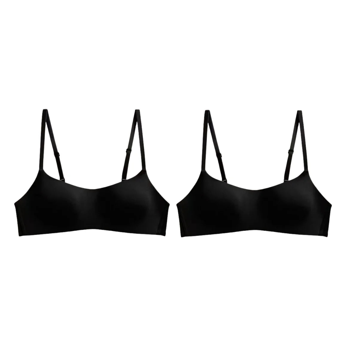 2PCS/Set Seamless Bras For Women Wireless Underwear 1/2 Cup Bra Female Wirless Sexy Lingerie Soft Padded Thin Intimates