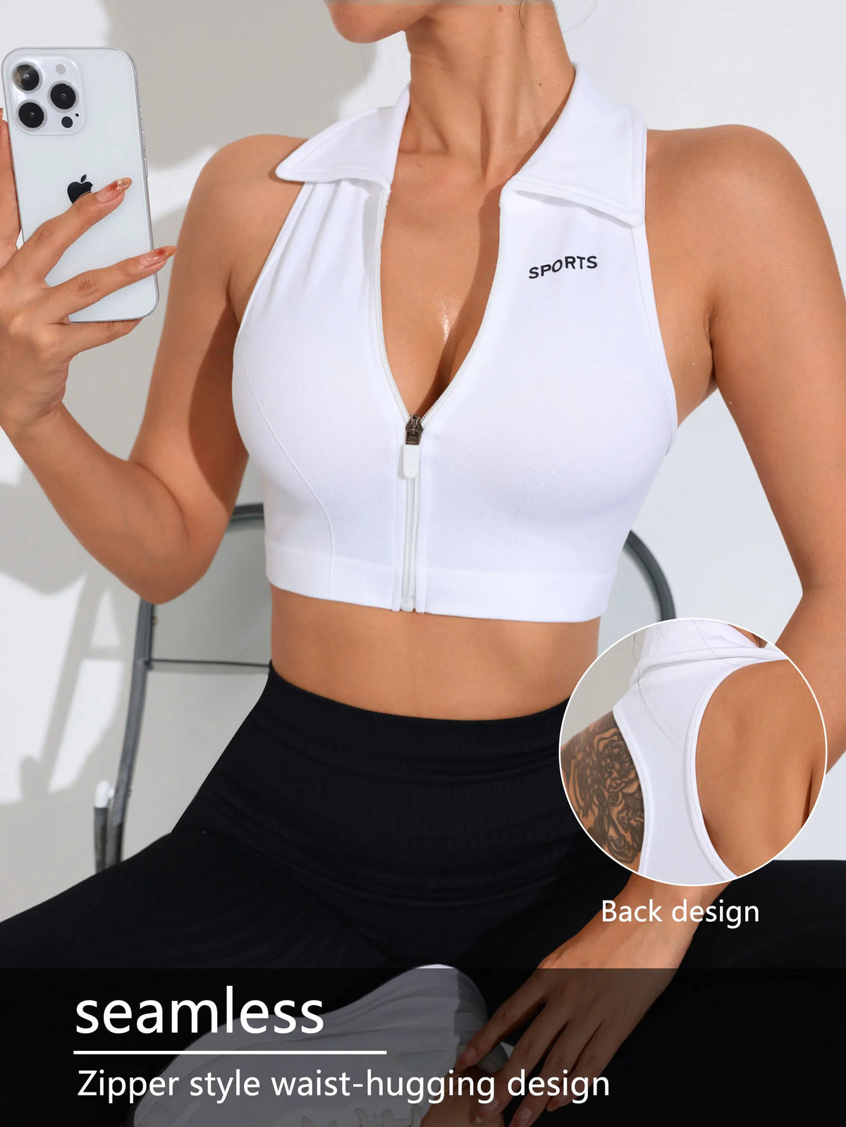 Seamless Women Sporty Top Women Sleeveless Tops T-shirt Sportswear Woman Gym Tank Top Sports Yoga T-shirts Female Clothing