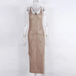 Sexy Hollow Out Crochet Knitted Tunic Beach Cover Up Cover-ups Beach Dress Beach Wear Beachwear Female Women Long Dress V4531