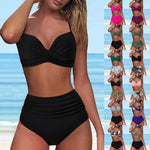 Womens Long Board Shorts Women High Waisted Bikini Sexy Push Up Two Piece Swimsuits Swimsuit Tops for Women with Underwire