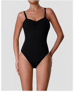 Summer Women's Camisole Yoga Jumpsuit Sexy Sleeveless High Elasticity Shaping Sports One Piece Suit Outdoor Gym Fitness Bodysuit