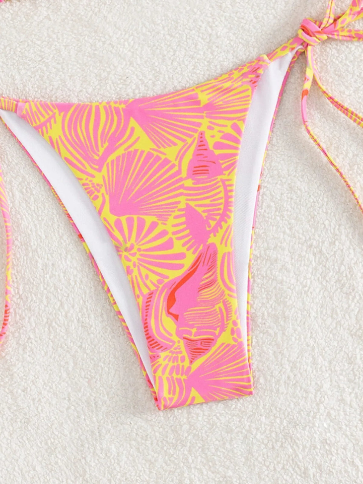 Sexy String Bikini 2024 Two Pieces Print Swimsuit Female Swimwear Women Thong Bikinis Set Bather Beachwear Bathing Suit Pool