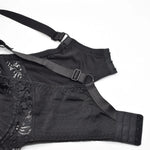 Womens Minimizer Bra Lace Plus Size Brassiere Support Underwire Big Thin Adjusted-straps 36-52 E F G H I Cup
