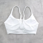 DIAS FIT JOY Women's Sports Bra with Removable Pads for Yoga Golf Cycling – High Support Workout Vest for Running & Fitness