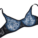 Womens Underwear Lace Bras Underwire BH Hollow Out Embroidery Sexy Lingerie Tops Plus SizeBrassiere A B C D Cup