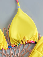2026 Printed Thong Bikinis Padded Trikini Swimsuit Women Sexy Brazilian Swimwear Female Bathers Bathing Swimming Swim Suit