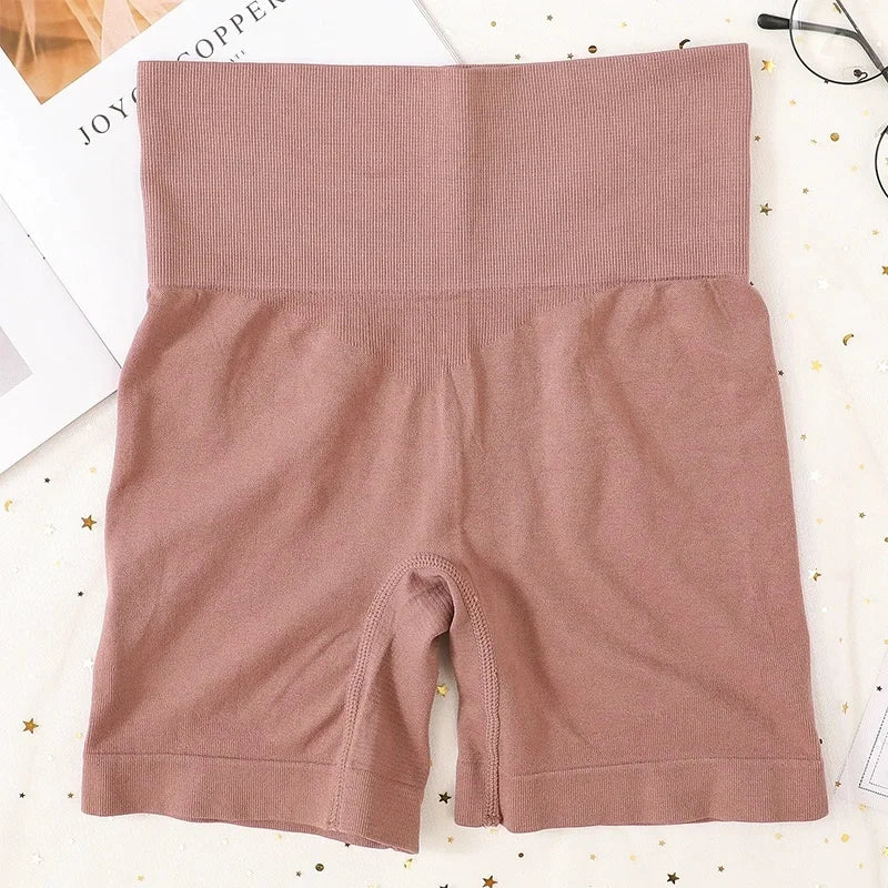 Women Seamless Shapewear High Waist Safety Short Pants Sports Shorts Push-Up Hip Panties Female Underwear Seamless Underpants