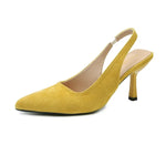 2026 Summer Sandals Women Fashion Pointy Shallow MouthBack Air Anti-slip Wear Heels