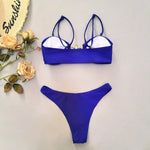 Sexy Meal Starfish Designer Bikinis Sets Women Black Push Up Buckle Mesh Skirt 3 Piece Swimsuit Beach Bathing Suit Swimwear 2025