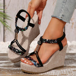 Women Wedges SandalsSummer Fashion Designer Shoes for Women High Quality Platform Sandals Casual Outdoor Sandals Women