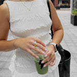 Women Tank Tops Solid Color Ruched Casual Vests Summer Fashion Sleeveless Tops Streetwear