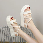 Roman Women's Sandals Summer 2026 New Casual Beach oes Comfortable