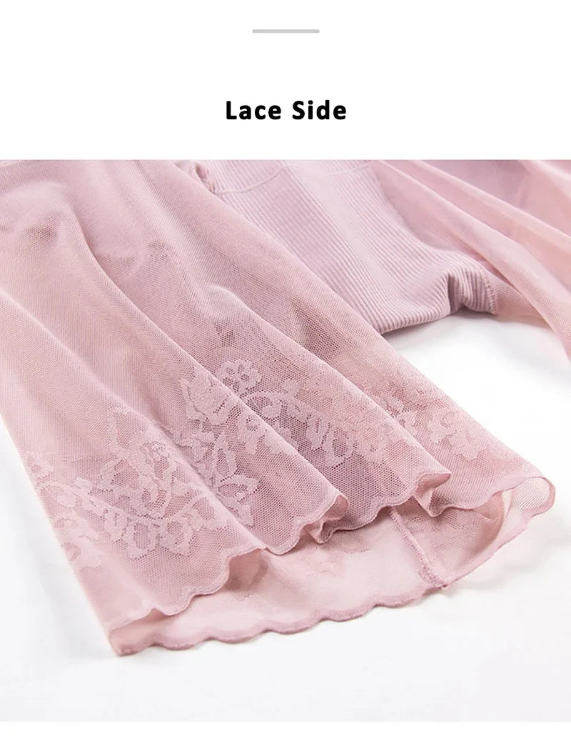 60-115 KG Plus Size Safety Short Pants Summer Women Seamless Underskirt Shorts Anti Rub Thigh Boyshorts Sexy Lace Women Boxers