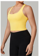 Women's Nude Yoga Vest Slim Fit Beautiful Back Sports Top Running Casual Fitness Tight Top