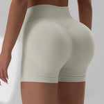 Summer Women Sexy Seamless Fitness Sports Biker Shorts Low Waist Gym Short Workout Scrunch Butt Yoga Leggings