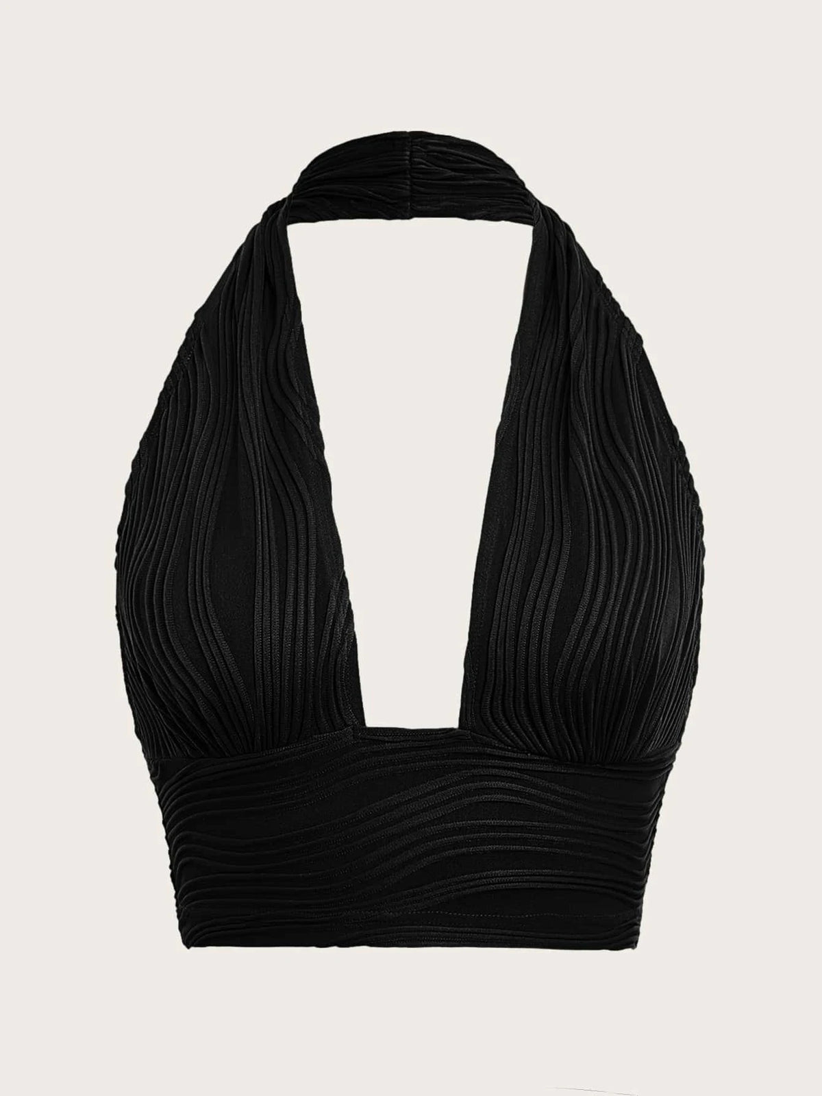 Sexy Solid Backless Crop Halter Top Women Summer 2024 Y2K Clothes Grunge High Street Style Club Sleeveless Cami Top Streetwear