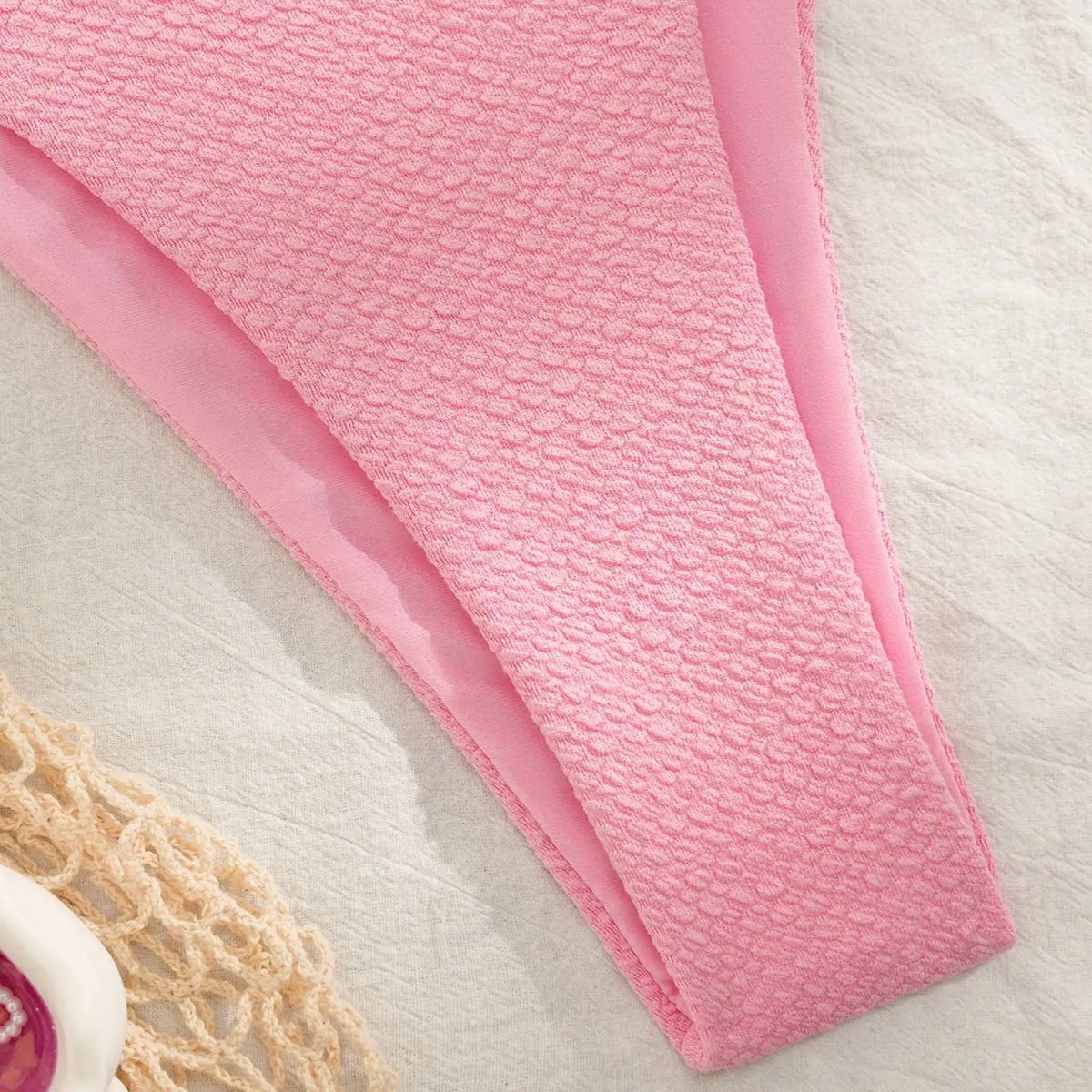 Sexy Halter Bikini 2025 Women Swimsuit Two Piece Swimwear Female Thong Bikinis Set Pink Swim Bathing Suits Brazilian Biquini