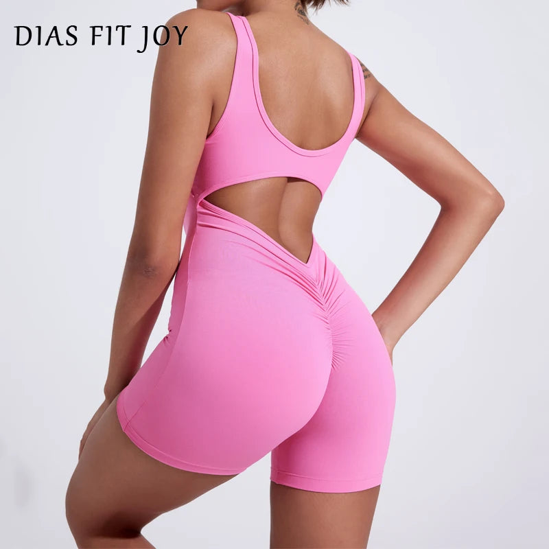 2025 DIAS FIT JOY Women's Sports Jumpsuit Quick Drying Breathable Running Fitness Outdoor Yoga Clothing