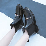 Women Rainning Boots Fashion Ladies Walking Waterproof Ankle Rubber Rainboots Casual Thick Bottom Low Heel Short Boot 2024