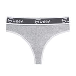 Cotton Panties Sexy Women Briefs Letter Sweet Underwear Thong Hollow Out Intimates Ladies Female Panty Lingerie