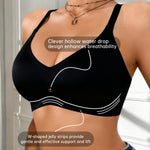 Ladies' Winter Bralettes | 3D Soft Air Support, Women's Seamless Wireless Sports Bras - Push-Up Design Everyday Basic Bras