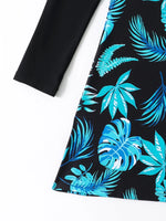 Print Muslim Modest Swimwear Women Swimsuit Burkini Sets Full Cover Islamic Long Sleeve Swimming Suit For Woman Bathing Suits