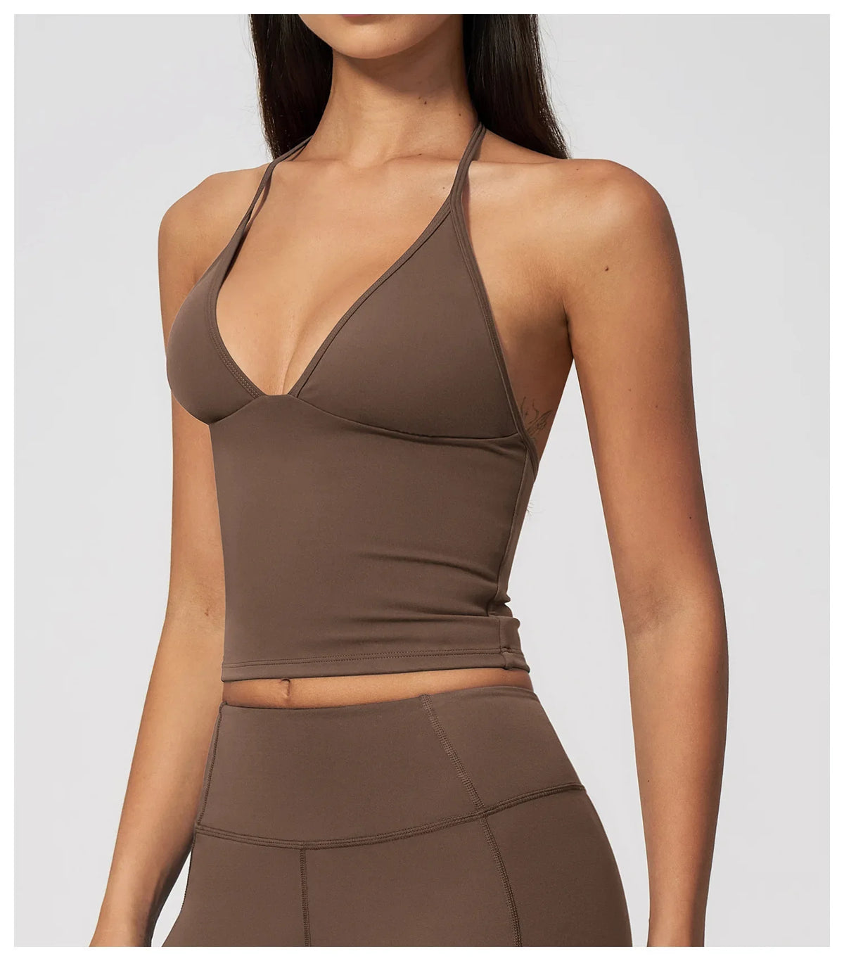 Sexy V Neck Yoga Vest Women Quick Dry Shockproof Slimming Sports Tank Top Cloud Feeling Sanded Workout Fitness Running Vest