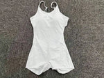 Yoga Jumpsuit Seamless Sports Jumpsuit Set Woman Gym Short Sets Backless Fitness Suit Elastic Workout Clothes for Women Bodysuit