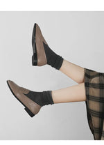 Retro British Style Women Leather Shoes Autumn Flat Casual Loafers Fashion Slip on Round Toe Office Work Shoes Zapatillas Mujer