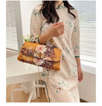 Vintage Bamboo Top Handle Bag Classic Mother Chic Lady Bags Women Shoulder Crossbody Bag Chain Bags Women's Handbags Purses