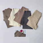 High Waist Women's Yoga Fitness Pants Naked Skin Feeling with Pockets Sports Tight Fit Running Trousers Hip Lifting Pants