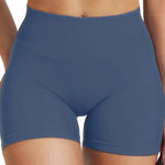 Women's High-Waisted Yoga Sports Shorts Summer Stretch Hip-Lifting Abdominal-Tightening Fitness Three-Part Shorts