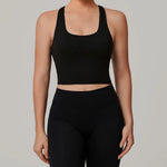 Women's Nude Yoga Vest Slim Fit Beautiful Back Sports Top Running Casual Fitness Tight Top