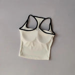 Women's Cross-Back Yoga Sports Vest One-Piece Cup Versatile Training Fitness Bra Colorful Fitness Clothing for Active Women