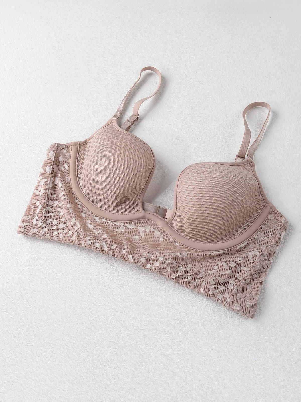 stylish mesh breathable softsteel ring bra thin design with backless multiple wearing styles comfortable Lingerie underwear