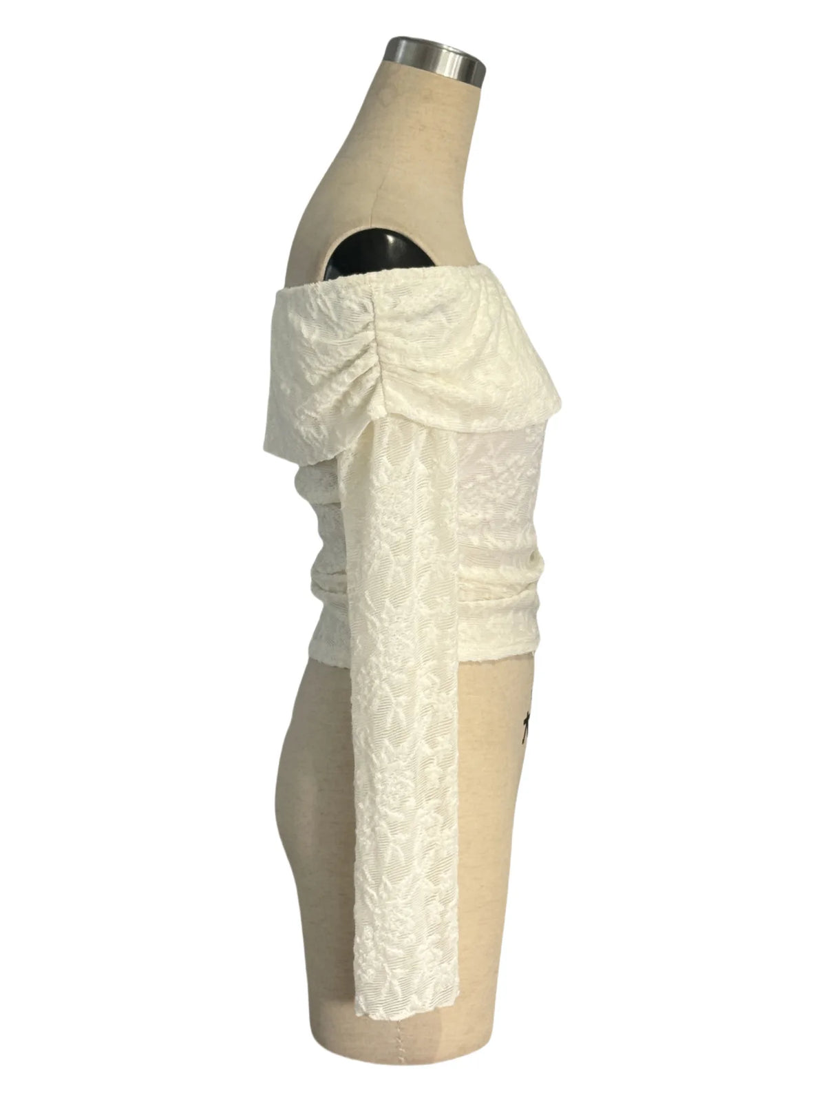 2025 autumn one-shoulder long-sleeved slim-fitting commuting inner top