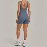 Women's Seamless Yoga Jumpsuits Fitness Sports Gym Beauty Backless Slim Fit Sling One-piece Running Workout Training Bodysuits