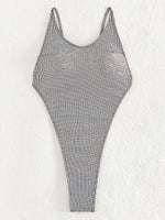 Extreme Mini Micro String Cross Backless Women Monokini Swimwear One Piece Swimsuit Female High Cut Bathing Suit Swim Beachwear