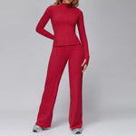 New yoga set 2 pieces gym set Women Long Sleeve Sports Shirts Sports Bra Leggings Suit Fitness Running Workout Suits Tracksuit