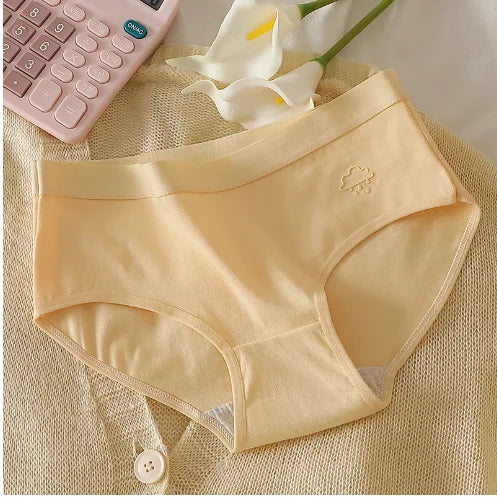 Women's Cotton Underwear Panty Cute Sexy Panties Female Seamless Underpants Solid Color Panty Intimates Women Lingerie S-XL