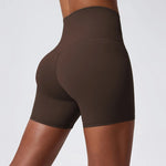 Hearuisavy Summer Soft Sports Shorts Buttock Lift Gym Leggings Women High Waist Yoga Shorts Women Running Cycling Workout Shorts