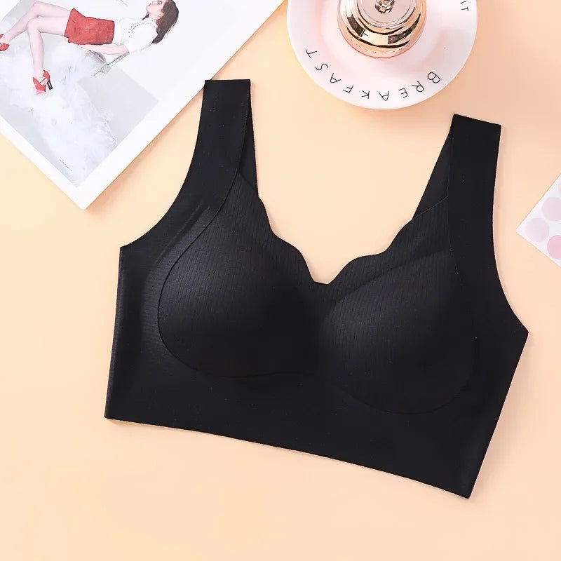 Push Up Bras For Women Seamless Underwear Breathable No Steel Ring Support Fitness Underwear With Pads Sexy Lingerie M-XXL
