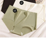 5PCS Seamless Mulberry Silk Underwear Ultral Thin Women's Panties Sexy High Elastic Invisible Briefs Soft Underpants Lingerie