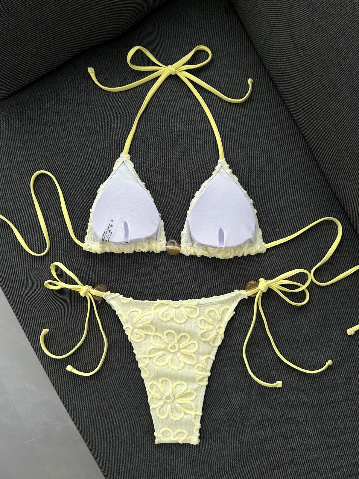 DEKA Pink Lace Micro Bikini 2026 Women Brazilian Push Up Bra Tie Side Thong Swimsuit Beach Holiday Bathing Suit 2 Piece Swimwear