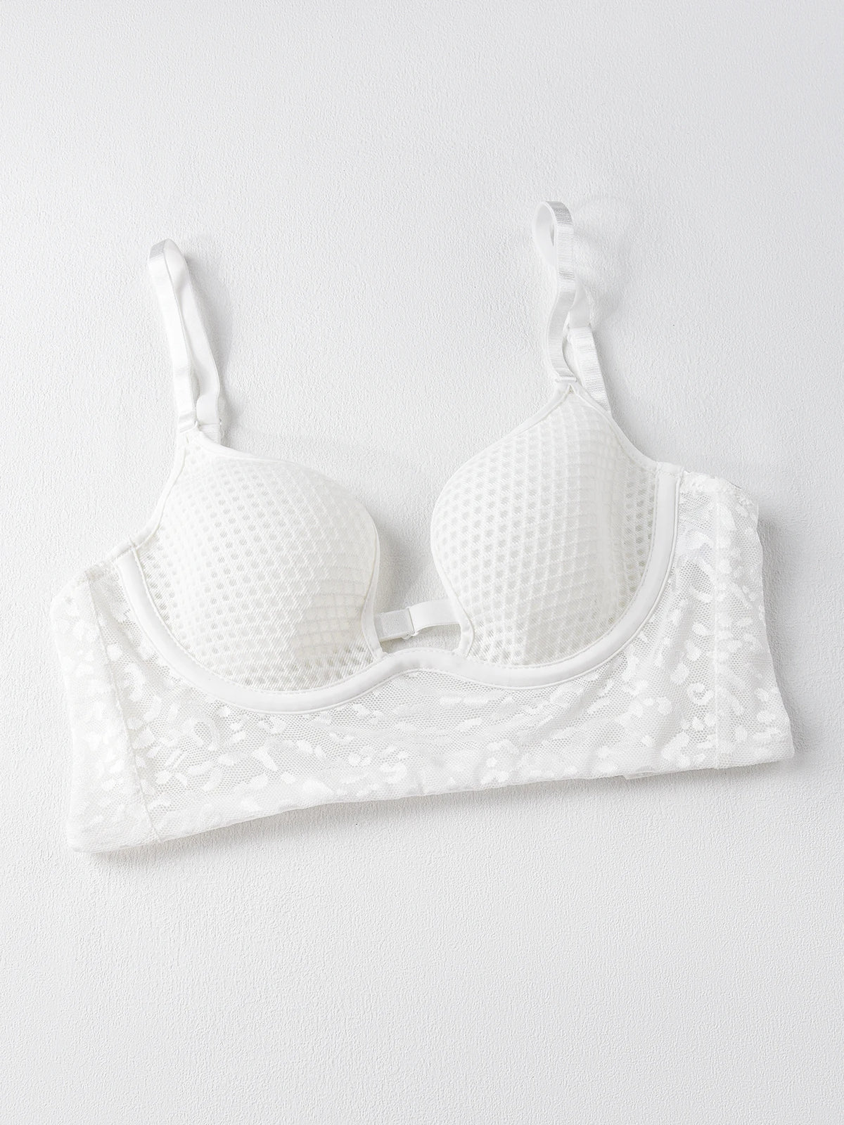 stylish mesh breathable softsteel ring bra thin design with backless multiple wearing styles comfortable Lingerie underwear