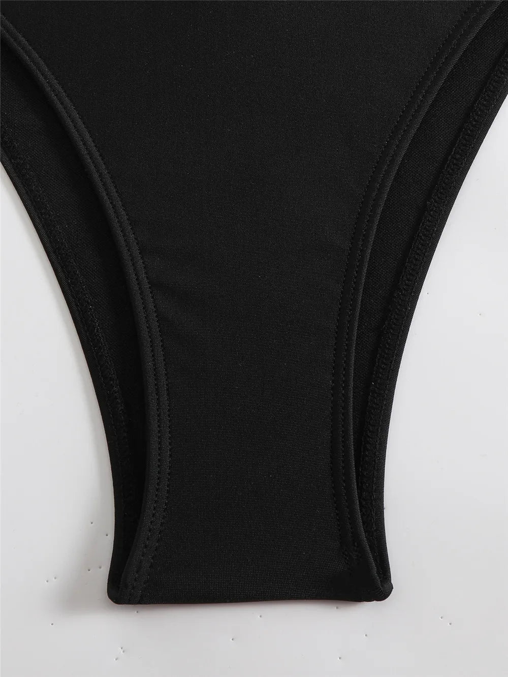 Sexy Black One Shoulder Swimwear One Piece Swimsuit Women 2026 Hollow Out Monokini Metal Ring High Cut Bathing Suit Swim Wear