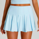 Fitness Tennis Short Skirts Women's Quick Cooling Sensation Sunscreen Pleated Skirt Outdoor UV Resistant Dance Golf Yoga Clothes