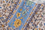 Floral Print Boho Long Dresses with Sleeves Vestidos Para Mujer Ruffles Sash Beach Casual New in Dress Loose Retro Sundress