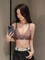 MOYISU Japanese Milk-Skin Bralette - Wireless Summer Bras for Small Chest Traceless Lift Soft Jelly Support Back Tuck Technology