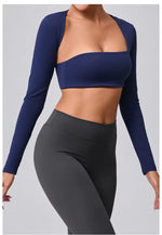 Women's Brushed Long Sleeve Yoga T-shirt Lightweight Quick-Dry Sports Tunic for Outdoor Running, Fitness & Multi-Sport